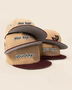OEMスナップバックフラットビルハット新しいオリジナル時代の野球帽クローズドトラッカー