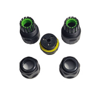 Connecteur M16 IP68 2 broches 7-10mm Câble Connecteurs étanches Scellés Ignifuges AC DC 40V 16A Boîte de jonction électrique