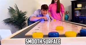 Hot Bán Gia Đình Trong Nhà Trò Chơi Thể Thao Lớn Bảng Curling Trò Chơi 6-Chân Cao Cấp Shuffleboard Bảng Với Chân Gấp - Product Image 6