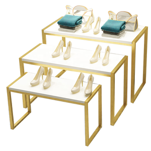 Tavoli Espositivi per Showroom, Arredamento di Lusso, Tavolini Impilabili, Mobili per Negozi di Abbigliamento, Tavoli Espositivi per Borse e Scarpe - Product Image 5