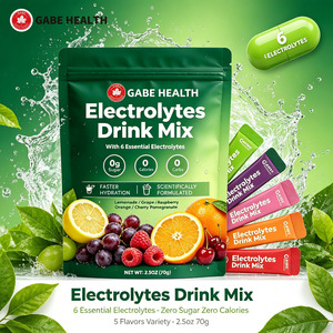 Venta al por Mayor de Polvo Electrolítico Hidratante en Sobres, Sodio, Potasio, Magnesio, Calcio, Sin Azúcar, 5 Sabores para Keto, OEM - Product Image 1