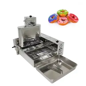 Kommerzielle Snack-Laden-Edelstahl vier-Reihen 220 V automatische Donut-Maschine kleine Donut-Herstellungsmaschine