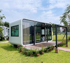 <span class=keywords><strong>Casa</strong></span> Ufficio Container Portatile Apple Home da 20ft 40ft Modulare Moderna Prefabbricata a Forma di Capsula - Product Image 1