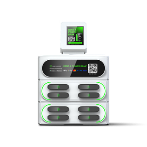 Sản Phẩm Mới 8 Khe Cắm Alquiler De Ngân Hàng Điện Xếp Chồng Cho Thuê Điện Thoại Di Động Sạc Trạm Ngân Hàng Điện Kiosk Với POS Máy Bán Hàng Tự Động - Product Image 2