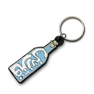 Wholesale Manufacturer Supply Cute Cartoon 2D 3D Soft Keychain Wholesale PVC Keyring