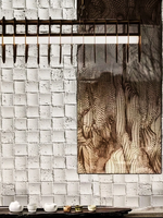 Panneau de mosaïque en pierre flexible MCM de haute qualité en gros, carrelage souple pour revêtement mural