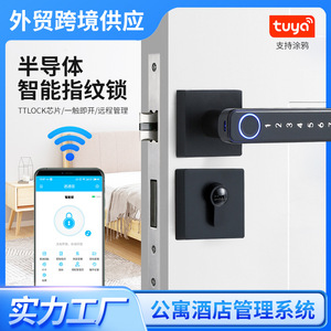 Wenxun <b>Smart</b> Fingerprint <b>Lock</b> Q029 Password Handle For Indoor Wooden Doors Home Office Use - Product Image 5