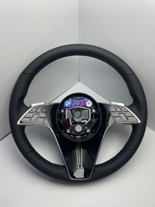 สำหรับ <span class=keywords><strong>Mercedes</strong></span>-Benz 2021 S500 <span class=keywords><strong>4MATIC</strong></span> S400d S-Class Maybach E-Class พวงมาลัยหุ้มหนัง - Product Image 6