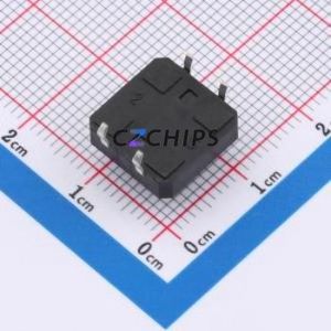ZX-QC1212-7.0CJ Tactile Switch Through hole Component THT,12x12mm Switch Single Pole Single Throw Round Button 2.6N Through Hole - Product Image 2