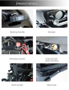 เครื่องยนต์ติดท้ายเรือเบนซิน 4 จังหวะ 2 สูบ ระบบจุดระเบิด CDI 30 แรงม้า - Product Image 3