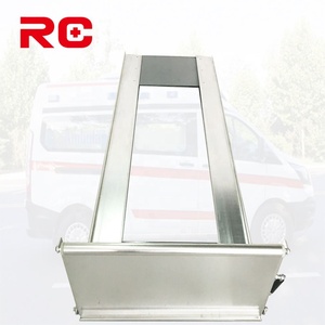 Base de brancard d'ambulance en aluminium/acier inoxydable, capacité de charge de 250 kg, compatible avec les brancards à benne, à planche dorsale ou pliables - Product Image 4