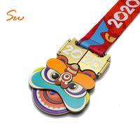 Personnalisé Bicyclette Enfant Championnat d'Honneur USA Art Martial Sublimation Médailles Fabrique Collier Hommes Powerlifting Médaille