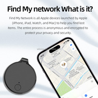 Traceur GPS Bluetooth compatible Apple AirTag, étanche IP67, dispositif anti-perte pour animaux de compagnie, personnes âgées, enfants, voiture, sport