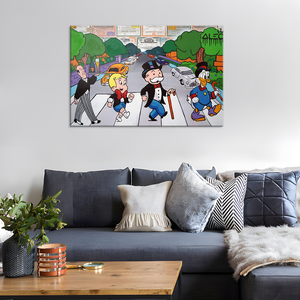 ALEC <span class=keywords><strong>Monopoly</strong></span> - Abbey Road Wall Art Home Décorations murales pour chambre à coucher salon peintures impressions sur toile - Product Image 3