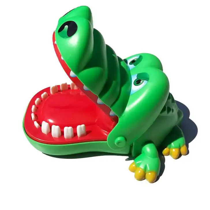 2022 new Big crocodile bite finger toy shark tooth extraction game bite hand crocodile parent child Interactive toys kids toy