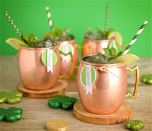 Mini tasse Moscow Mule en acier inoxydable de 60 ml, tasse à cocktail, tasse à vin, tasses à bière martelées couleur cuivre, tasse à café, tasse à lait, tasse de bar, vaisselle de bar - Product Image 5