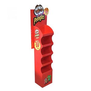 Rak Display Lantai Kardus Bergelombang Khusus untuk Promosi Mie Instan, Rak Makanan Cepat Saji, Merchandiser Ritel Supermarket - Product Image 6