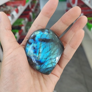 Hot <b>Sale</b> High Quality Factory Wholesale Price Labradorite Ornament Cute Feng Shui Crystal <b>Home</b> Decor Gift - Product Image 3