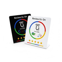 Carte tactile NFC personnalisée avec puce 215 et commentaires positifs