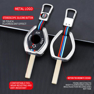 Funda Protectora para Llaves de Coche de Aleación de Zinc y Gel de Sílice para <span class=keywords><strong>BMW</strong></span> X3 5 Z3 4 7 E38 E39 E46 E83, Llavero, Accesorios para Bolsos - Product Image 2