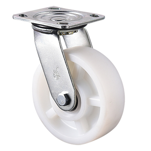 VIMA Wholesale Price 4 5 6 8 Inch Fixed Industrial Castors Iron PA6 Dual Ball Bearing Without Brakes Heavy Duty <b>Trolley</b> - Product Image 2