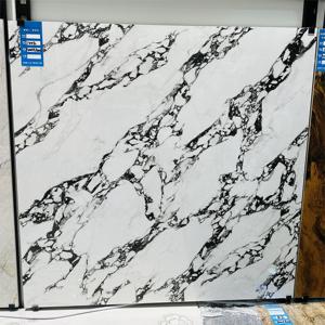 Sang trọng đá cẩm thạch đá thiết kế tráng men đánh bóng Sứ ngói bóng mạ vàng bạc bề mặt sàn tường trang trí kích cỡ khác nhau - Product Image 2