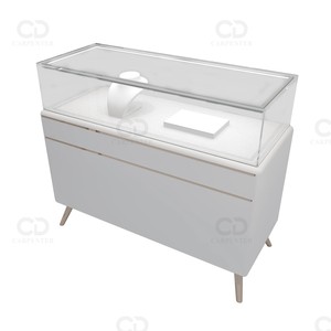 Thiết kế mới tối giản đồ trang sức Showcase Bảo tàng hiển thị tủ đứng cho tùy chỉnh Cửa hàng đồ trang sức thiết kế - Product Image 5