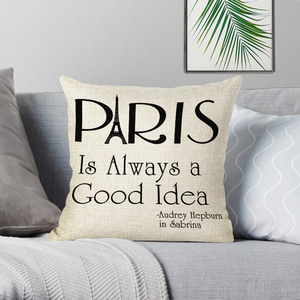 Federa decorativa creativa lettera bianca nera per divano auto biancheria per la casa su misura federa - Product Image 4