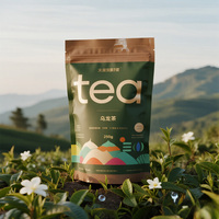 Sachets de thé debout à impression personnalisée pochette en plastique pour granola de thé aux épices avec fermeture éclair sac d'emballage en PE