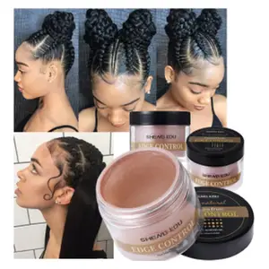 Custom Logo Extra Extreme Hold Shine En Jam Vendor Gel Black Girl Soft Natural 4c Hair Wax Edge Control Gel Met Private Label