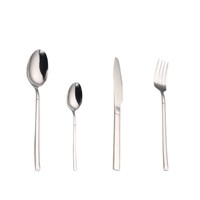 DINGYON OEM/ODM Ensemble de couverts en acier inoxydable multicolore, design minimaliste moderne, finition miroir, pour service de steak à l'occidentale