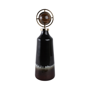 Vaso in Vetro Affusolato Moderno, Vaso Decorativo per Fiori da Tavolo, Elemento d'Arredo per Casa e Stanze - Product Image 4