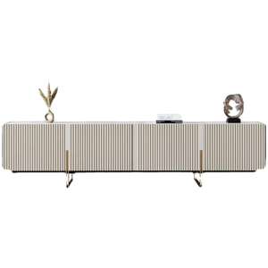 Meuble <span class=keywords><strong>TV</strong></span> design moderne nordique avec base en émail cuit, design moderne, meuble <span class=keywords><strong>TV</strong></span> LED, combinaisons de couleurs, salon - Product Image 3