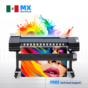 Nhà Máy Giá 1.8M 6ft Lớn Định Dạng Biểu Ngữ Vinyl PVC Nhãn Dán In Xp600 I3200 Sinh Thái Dung Môi Máy In Mexico Công Ty Quảng Cáo - Product Image 1