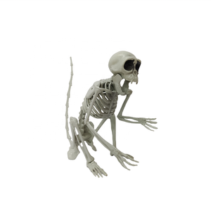 Halloween Horrible Decor Skeleton Monkey Skeleton Model <b>Plastic</b> <b>Animal</b> Toy - Product Image 4