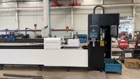Cortadora de Tubos Láser de Fibra CNC de Carga Automática de 6m para Procesamiento de Perfiles H, Canales U, Hierro Angular y Tuberías Metálicas