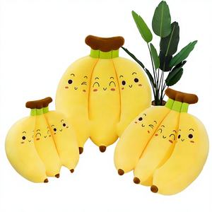 Frucht-Kissen Banane Kurzplüsch-Spielzeug Puppe Kinderschlafspielzeug Geburtstagsgeschenk PP-Baumwolle 31-50cm 7-14 Jahre Jugend Großhandel - Product Image 1