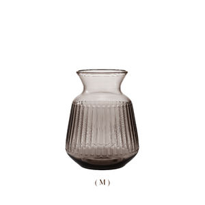 Vase en plastique recyclable Vase de décoration incassable Classic Transparent Brown - Product Image 2
