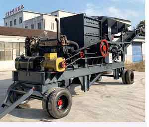 Broyeur à marteaux de type boîte <span class=keywords><strong>mobile</strong></span> monté sur camion 30-200TPH pour pierres usagées et écran de minerai-Type de produit Machines de fabrication de sable - Product Image 1