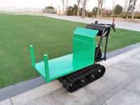 Mini Backhoe Loader Listrik Baru Kapasitas 300kg Crawler Loader dengan Komponen Inti Berbantalan