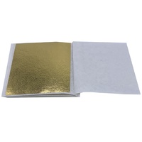Feuilles d'or de 8 x 8,5 cm fabriquées à Taïwan, le premier choix des artistes pour la dorure décorative murale, feuille d'or K, or K