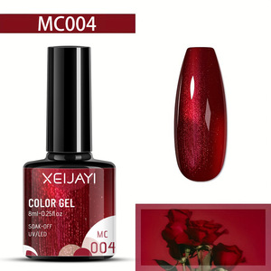 Vernis à ongles gel pailleté 7 couleurs 8ml, longue tenue, en poudre, semi-permanent, à retirer par trempage, gel UV LED pour salon de manucure - Product Image 2