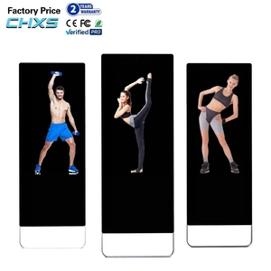 Miroir de fitness intelligent AI avec écran tactile Digital VR <span class=keywords><strong>Android</strong></span> Workout Gym Mirror Cabine d'essayage 32 pouces 43 pouces Écran LCD - Product Image 1