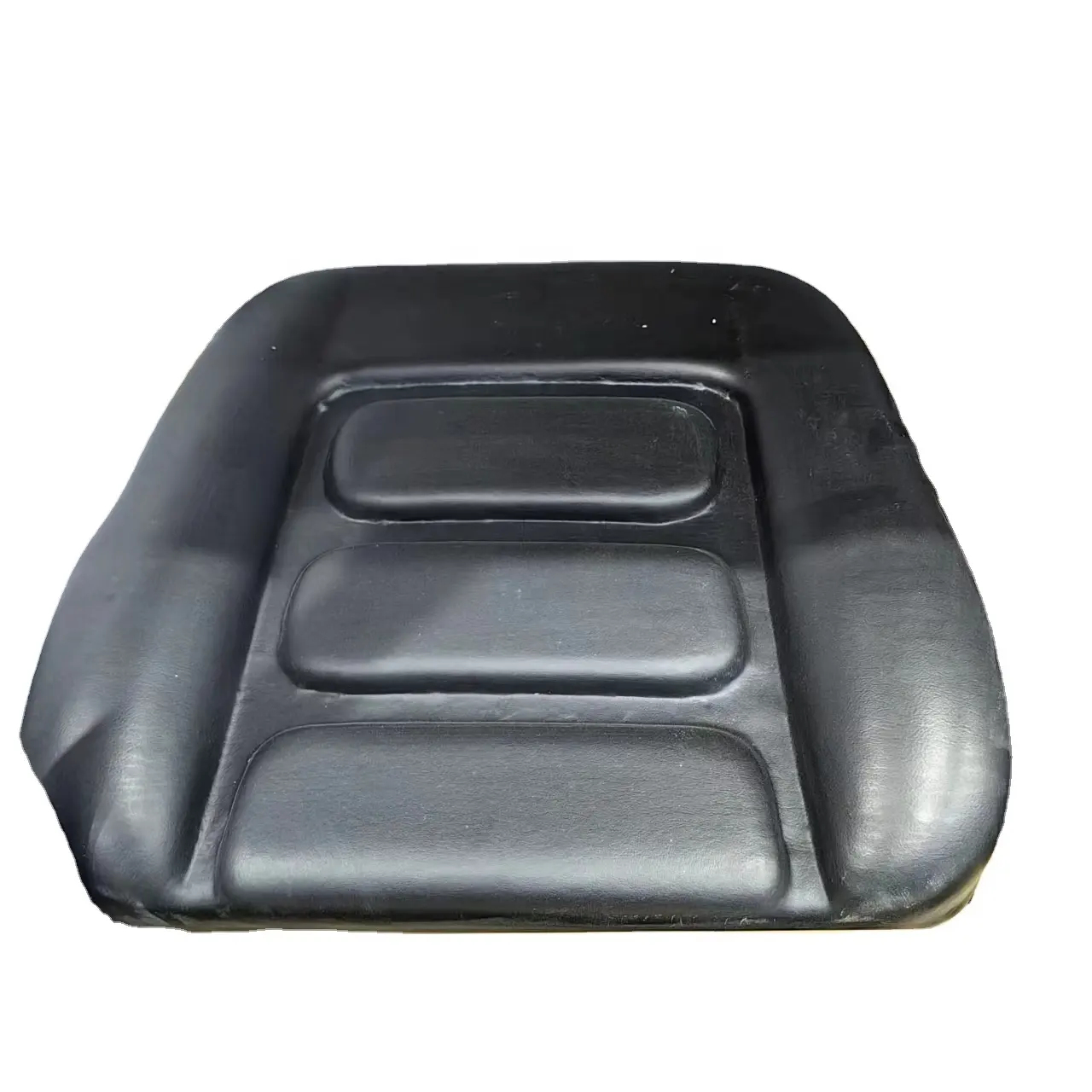 Self-peeling PU integrated skin foam black seat cushion