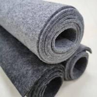 Tissu en feutre 100% polyester écologique enduit de PE de 3 mm pour usage automobile, 600 g/m², rouleau personnalisable