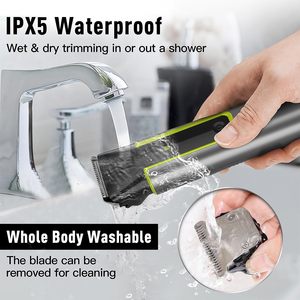 23 impostazioni di lunghezza regolabile quadrante barba Trimmer ricaricabile tagliacapelli Set professionale <span class=keywords><strong>barbiere</strong></span> per gli uomini 4 in 1 elettrico - Product Image 4