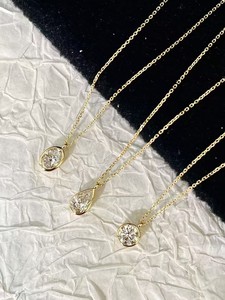 Collares Minimalistas con Diamantes Cultivados en Laboratorio, Oro de 9K, 14K y 18K, Joyería con Diamantes de Laboratorio, Regalo para Mujer, Uso Diario, Moda, Collares Finos - Product Image 2