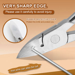 Salon d'usine professionnel manucure pédicure outil de soin pince à ongles en acier inoxydable dissolvant de peau morte coupe-cuticules tondeuse - Product Image 4