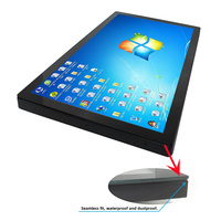 32 inç USB arayüzü kapasitif dokunmatik endüstriyel 32 inç duvara monte Tablet ile LCD monitör yeni 32 inç duvar montaj Tablet