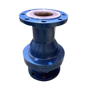 Válvulas Yihong H44F46, válvula de retención vertical con revestimiento de PTFE, tipo basculante con brida de acero fundido, resistente a la corrosión para medios químicos. - Product Image 3